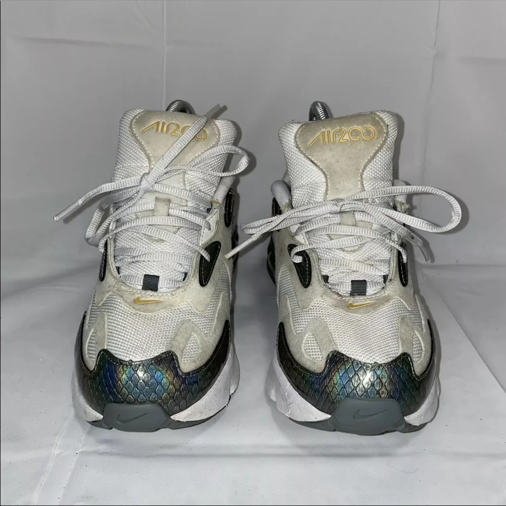 Nike Air Max 200 Baby Dragon GS Shoes CQ4009-100  7Y White Snake - Picture 2 of 7